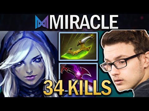 Drow Ranger Dota 2 Gameplay Miracle with 34 Kills - 1000 XPM