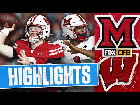 Miami (OH) Redhawks vs. Wisconsin Badgers Highlights | FOX College Football