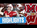 Miami OH Redhawks Vs Wisconsin Badgers Highlights FOX College Football
