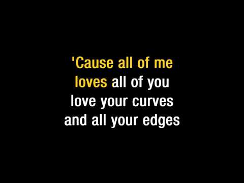 John Legend “All Of Me” Karaoke