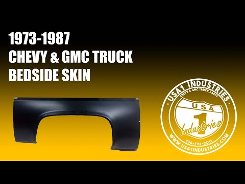 1973-87 SQUARE BODY CHEVY & GMC TRUCK BED SIDE SKIN!