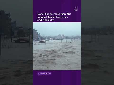 Nepal floods: more than 190 people killed in heavy rain and landslides