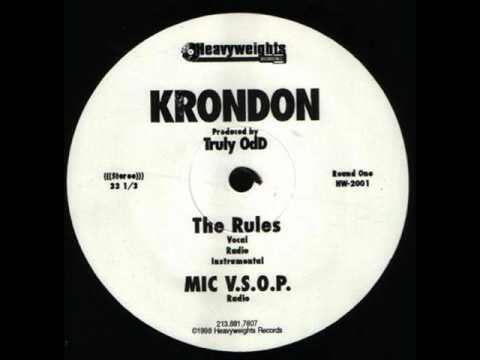 Krondon - The Rules / Thin Minutes