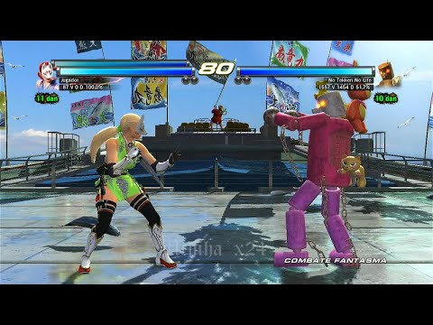 220_3 Kunimitsu y Yoshimitsu vs Mokujin Ryona - Tekken Tag 2 ( Anakin-x24 ) PS3 OffLine v1