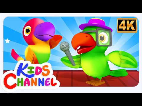 Main Tota bada Sayana, मैं तोता बड़ा सयाना, Ek Mota Hath, Nursery Cartoon Rhymes and Poems for Kidss