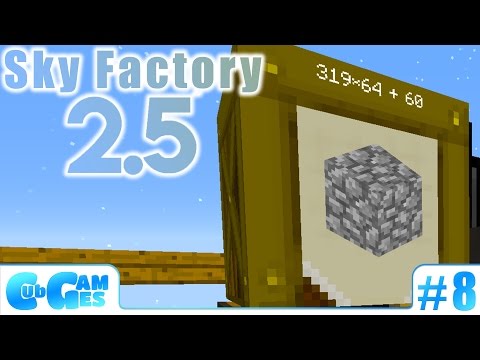 Automated Quadruple Cobblestone Production | Sky Factory 2.5 | #8