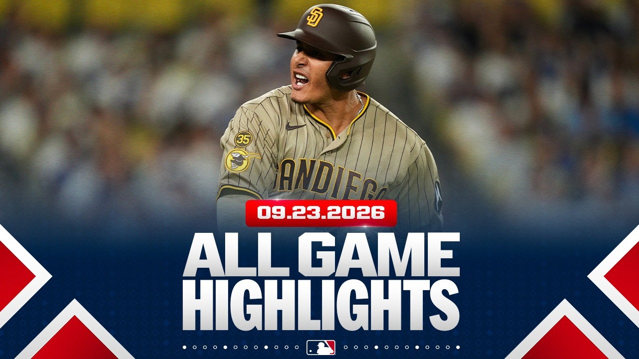 Highlights from ALL GAMES on 9/23 (Manny Machado's CLUTCH homer, Ben Rice's TWO-HOMER game & MORE!)