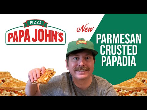 Papa John's NEW Parmesan Crusted Papadia Review