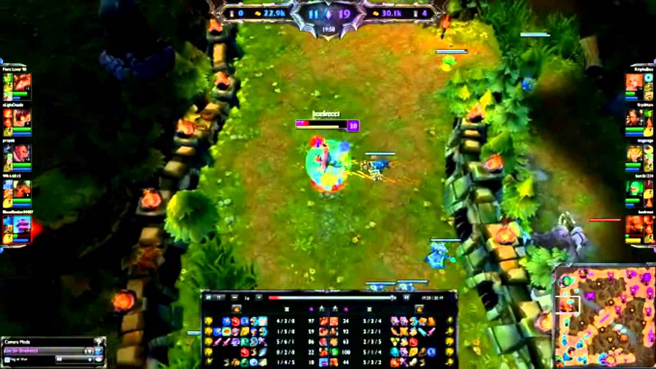 Liên Minh Huyền Thoại: thánh nhọ Leesin đi gank :v