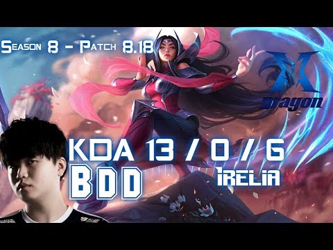 KZ BDD IRELIA vs XERATH Bot - Patch 8.18 KR Ranked