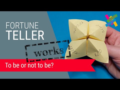 How to fold FORTUNE TELLER | DIY Origami | How to make paper fortune teller easy | Fold Tutorial