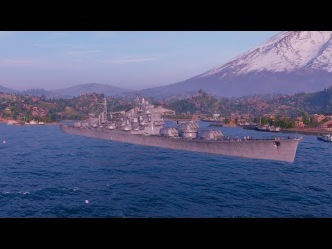 Tier X Japanese Light Cruiser Yodo - World of Warships First Impression and Gameplay