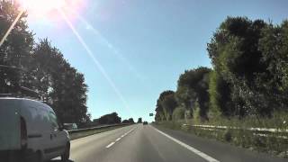 preview picture of video 'Driving On The N12 E50 From Plérin To Ploumagoar, Côtes-d'Armor, Brittany, France 24th July 2012'