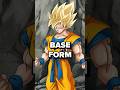 Why Didn T Super Saiyan Become Base Form