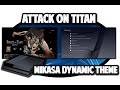 [PS4 THEMES] Attack on Titan Mikasa Titan ...
