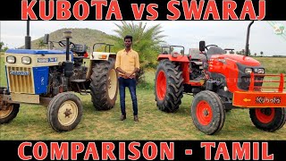 Kubota MU4501 vs Swaraj 744 FE Tractor comparison 