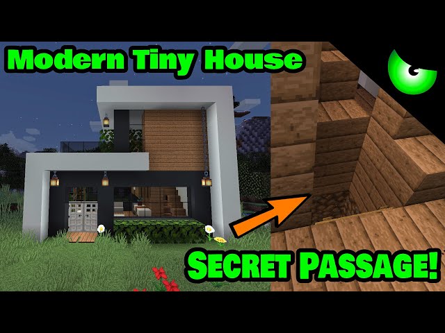 Modern Tiny House with Secret Passageway! - House Tour UpcomingVillain ...