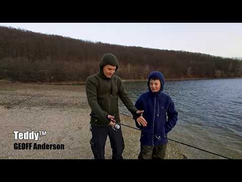 GEOFF ANDERSON - Bunda s kapucňou Teddy zelená veľ. S