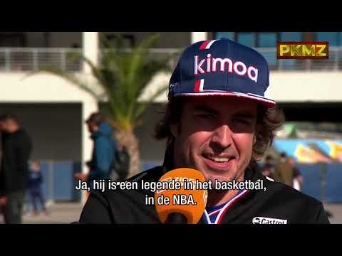F1 Istanbul Park 2021 - Pre Turkey GP Race interview with Fernando Alonso "Thanks to Olav Mol"