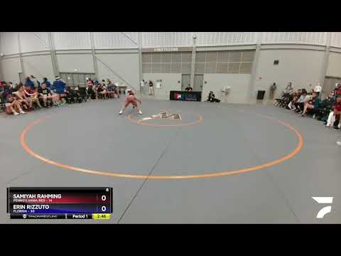 117 Lbs Quarters & 1st Wb (16 Team) - Samiyah Rahming, Pennsylvania Red Vs Erin Rizzuto, Florida 5