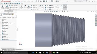 SolidWorks Tutorial: Threads on Taper Surface in SolidWorks