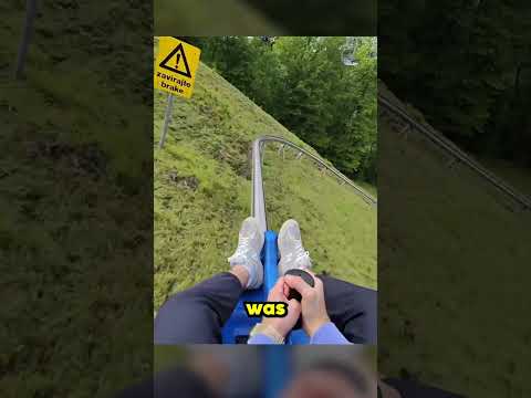 she was enjoying the view instead of speed