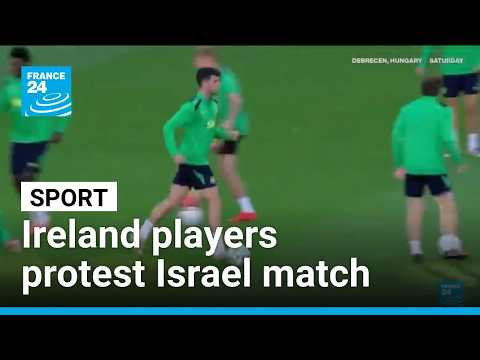 Irish players to wear black armbands to boycott Israel