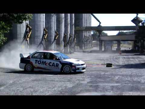 5. Rajd WRC Pleszew 2013 / T. Kuciński / T. Gołębiewski / Mitsubishi Lancer Evo IX