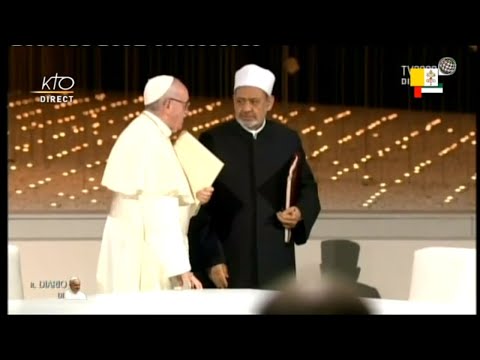 Signature du document sur la fraternité humaine à Abu Dhabi