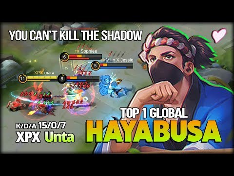 No One Can Stop The Shadow! Perfect Shuriken by Unta Top 1 Global Hayabusa - Mobile Legends