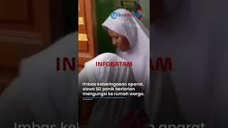 NGERI! DETIK-DETIK Siswa SD Kocar-kacir Seusai Keberingasan Aparat Tembakan Gas Air Mata