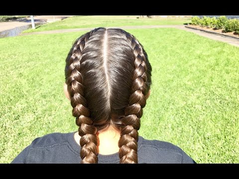 2 Dutch Braids (from start to finish)