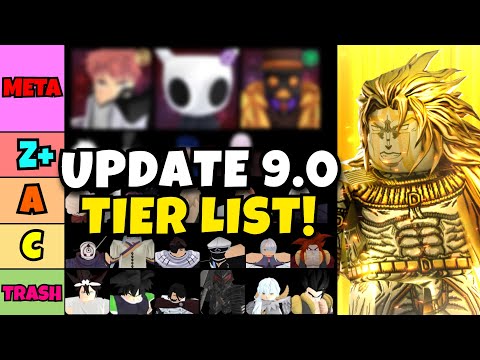 Official Anime Vanguards Update 9.0 Tier List! (META GUIDE)