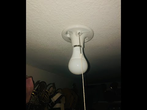 Replace Broken Pull String Light Fixture