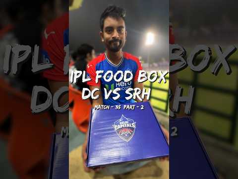 First IPL Food Box of 2024! DC Vs SRH! ???????????? (2/2)