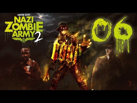 Let's Play Sniper Elite: Nazi Zombie Army 2 [Coop/German/1080p] #06 - So ein Schattentheater!