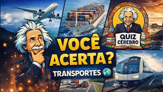 QUIZ DE GEOGRAFIA: TRANSPORTES 🚢✈️🚆 | Você Consegue Acertar Todas?