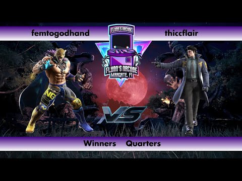 Flynn's Arcade 082 Winners Quarters - femtogodhand (King) Vs thiccflair (Dragunov) Tekken 7 Tourney
