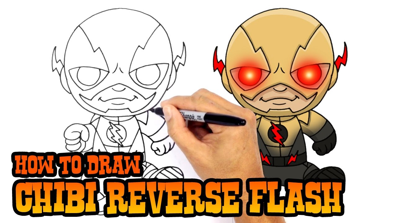 How to Draw Reverse Flash | DC Comics