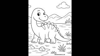 Dinosaur Coloring Pages Free Printables