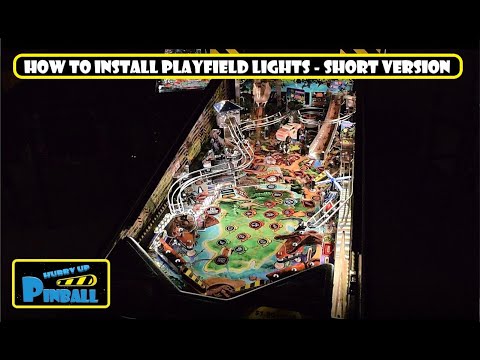HurryUpPinball - How to install Playfield Lights - Short Version