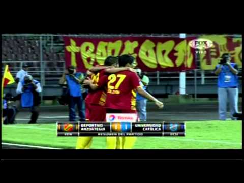 Copa Sudamericana: Deportivo Anzoátegui 1 (4) vs Unversidad Católica 1 (5)