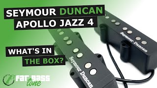 Video thumbnail for Seymour Duncan Apollo 4 Jazz Bass® Pickup Set: What’s In The Box (A Close-Up Look) by Fat Bass Tone