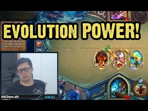 Amaz 12 wins Arena with Shaman - Evolution Power!