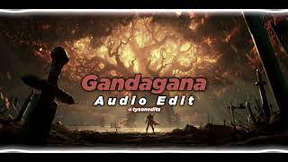 Acharuli Popuri - Gandagana  Edit Audio 