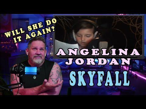Rock Singer reacts to Angelina Jordan recording in studio (Sky Fall)