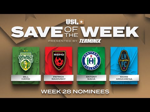 Standout goalies making standout saves 🫢 | USL Championship Save of the Week: Week 28 Nominees