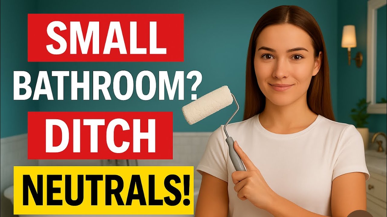 7 Timeless Paint Colors for Small Bathrooms (No Neutrals!)