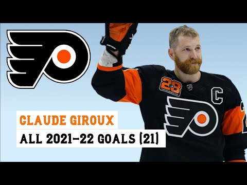 Claude Giroux (#28) All 21 Goals of the 2021-22 NHL Season