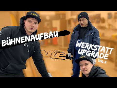 Werkstatt-Upgrade // Teil 2 // Areso //Wir bauen eine Bühne auf // Stahlwerkz // CrewLove